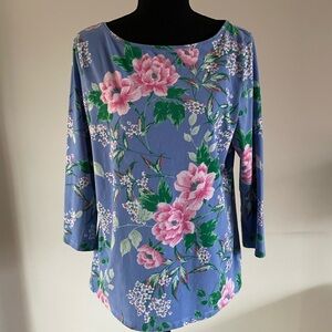 Talbots 3/4 length sleeve top